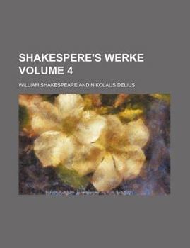 Paperback Shakespere's Werke Volume 4 Book