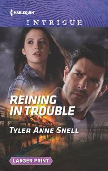 Mass Market Paperback Reining in Trouble [Large Print] Book