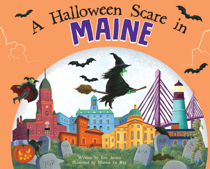 Hardcover A Halloween Scare in Maine Book