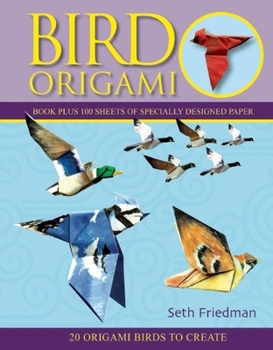 Paperback Bird Origami Book