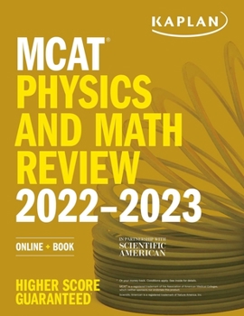 Paperback MCAT Physics and Math Review 2022-2023: Online + Book