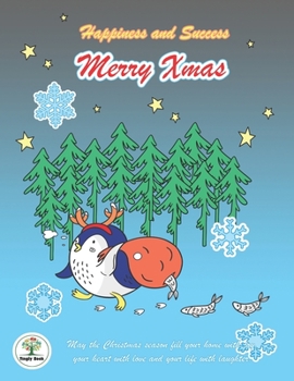 Happiness and Success Merry Xmas: Bullet Planner 2020 and Notebook Chrismas Theme, A  littel penguin cover design