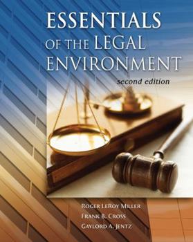 Paperback Essentials of the Legal Environment [With Online Guide] Book