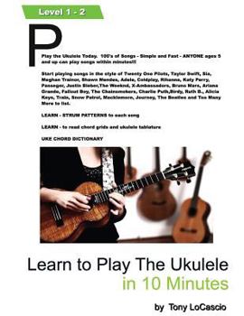 Paperback Learn To Play the Ukulele in 10 Minutes Book