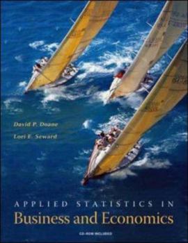 Hardcover Applied Statistics in Business and Economics with St CDRom Book