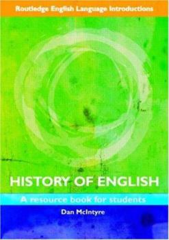 Paperback History of English: A Resource Book for Students Book