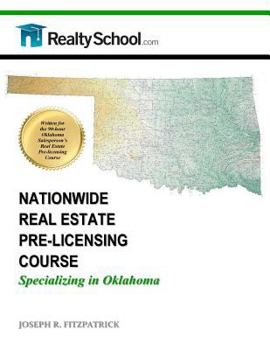 Paperback Nationwide Real Estate Pre-Licensing Course: Specializing in Oklahoma Book