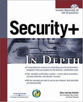 Paperback Security+ in Depth [With CDROM] Book