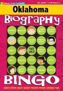 Hardcover Oklahoma Biography Bingo Book