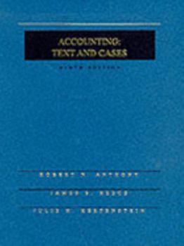 Hardcover Accounting: Text and Cases (The Irwin Graduate Accounting Series) Book