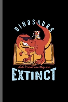 Dinosaurs: Cool Anesthesiologist Design Sayings For Doctor anesthetics Gift (6"x9") Dot Grid Notebook to write in