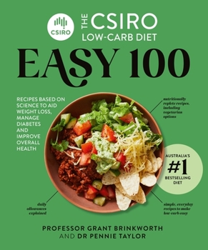 Paperback The Csiro Low-Carb Diet Easy 100 Book