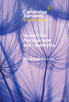 Hardcover Humanistic Management and Leadership Book