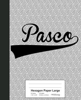 Paperback Hexagon Paper Large: PASCO Notebook Book