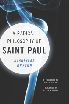 Paperback A Radical Philosophy of Saint Paul Book