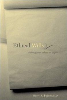 Paperback Ethical Wills: Putting Your Values on Paper Book