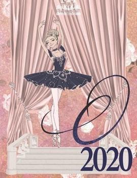 2020 Weekly Planner - Ballerina Princess Monogram Initial Letter “O”: blonde ballet tutu toe shoes 12-Month Large Print Letter-Sized A4 Schedule ... in USA (2020 Ballerina Princess Blonde)