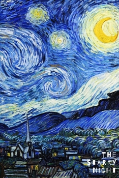 The Starry Night: Blank Notebook Unruled - Original Artwork by Vincent van Gogh (1889)