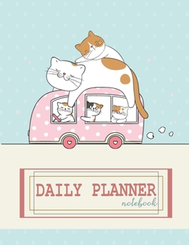 Notebook: Daily planner notebook with  cute cover and daily planner pages, Extra large (8.5 x 11) inches, 110 pages, planner notebooks (planner book)