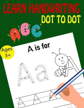 Paperback Learn Handwriting Dot To Dot Book