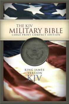 Paperback Military Bible-KJV-Large Print Compact [Large Print] Book