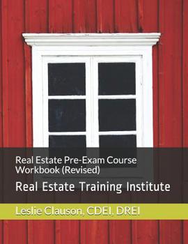 Paperback Real Estate Pre Exam Course Workbook (Revised): Real Estate Training Institute Book