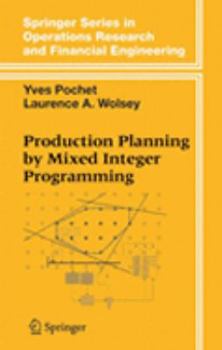 Hardcover Production Planning by Mixed Integer Programming Book