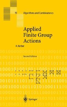 Hardcover Applied Finite Group Actions Book