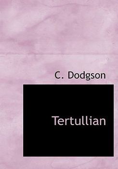 Hardcover Tertullian Book