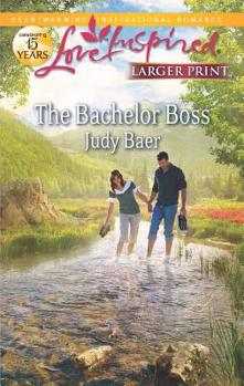 Mass Market Paperback The Bachelor Boss [Large Print] Book