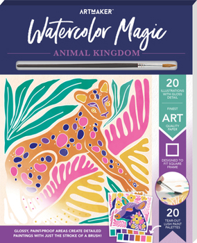 Art Maker Watercolor Magic Animal Kingdom