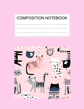 Composition notebook: Ruled (8.5 x 11 in), 110 Pages: Diary Book For Girl, Journal Notebook For Kids, Writing Journal Lined, Cute Pets (8.5 x 11 in), 110 Pages (cute composition pink)
