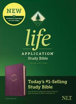 Imitation Leather NLT Life Application Study Bible, Third Edition (Leatherlike, Purple) Book