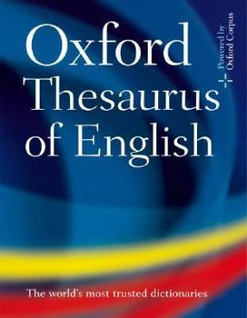 Hardcover Oxford Thesaurus of English Book