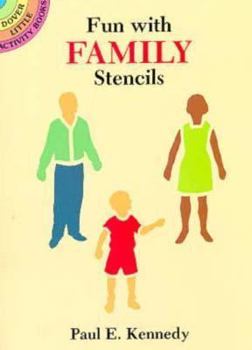 Paperback Fun with Family Stencils Book