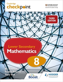 Paperback Cambridge Checkpoint Lower Secondary Mathematics Student's Book 8: Third Edition Book