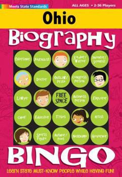 Hardcover Ohio Biography Bingo Book