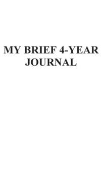 Hardcover My Brief 4-Year Journal Book