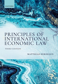 Paperback Principles of International Economic Law, 3e Book