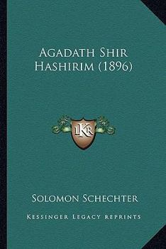 Paperback Agadath Shir Hashirim (1896) Book