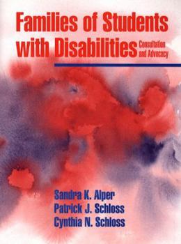 Paperback Families of Students with Disabilities: Consultation and Advocacy Book