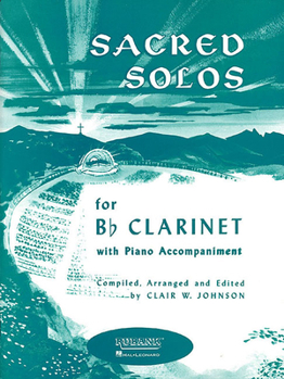 Paperback Sacred Solos: Clarinet and Piano Book