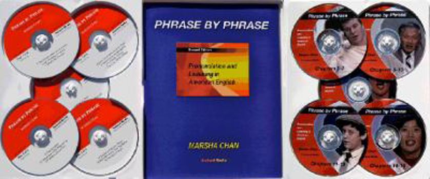 Paperback Phrase by Phrase Pronunciation and Listening in American English (2nd ed.) book with 5 DVDs and 5 CDs Book