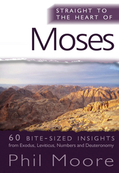 Paperback Straight to the Heart of Moses: 60 Bite-Sized Insights from Exodus, Leviticus, Numbers and Deuteronomy Book