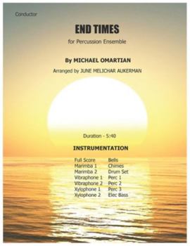 Paperback Percussion Ensemble - END TIMES: Sheet Music Book