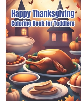 Happy Thanksgiving Coloring Book for Toddlers: Happy Thanksgiving Coloring Pages For Girls, Boys / Thanksgiving Gifts for Children