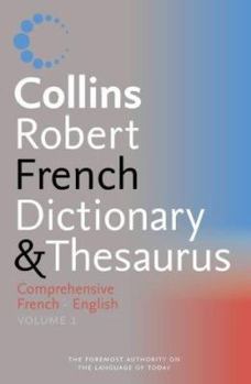 Hardcover Collins Robert Comprehensive French Dictionary, Vol. 1 (v. 1) Book