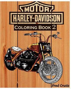Paperback Motor: Harley-Davidson Coloring Book 2: design coloring book