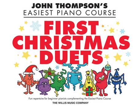 Paperback First Christmas Duets: Nfmc 2024-2028 Selection 1 Piano, 4 Hands/Elementary Level Book