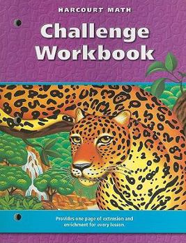 Paperback Harcourt Math Challenge Workbook: California, Grade 6 Book